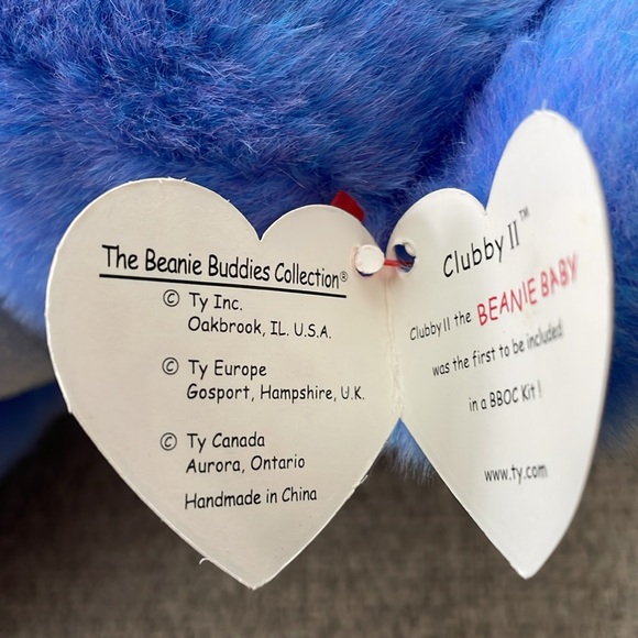 Ty Beanie Buddy Clubby ll. NWT - Picture 14 of 15